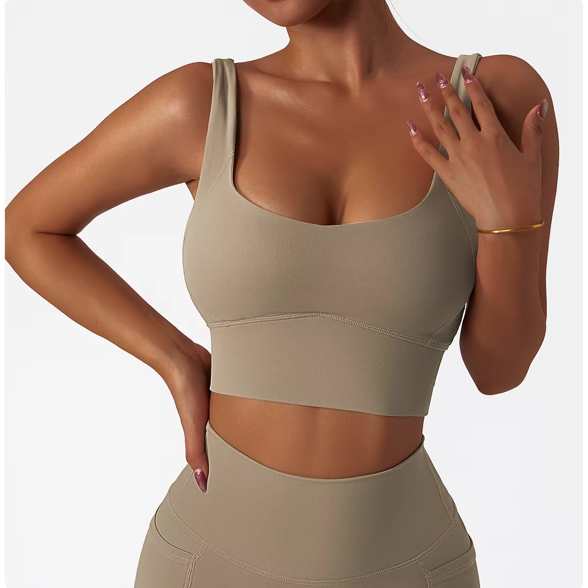 Sujetador deportivo sujeción media