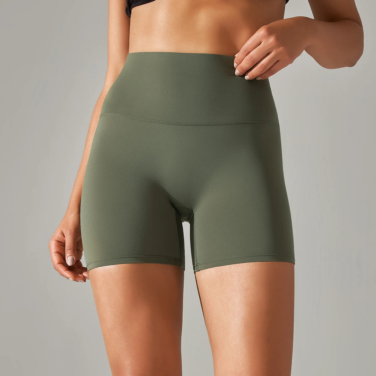 Leggings ciclista cintura alta