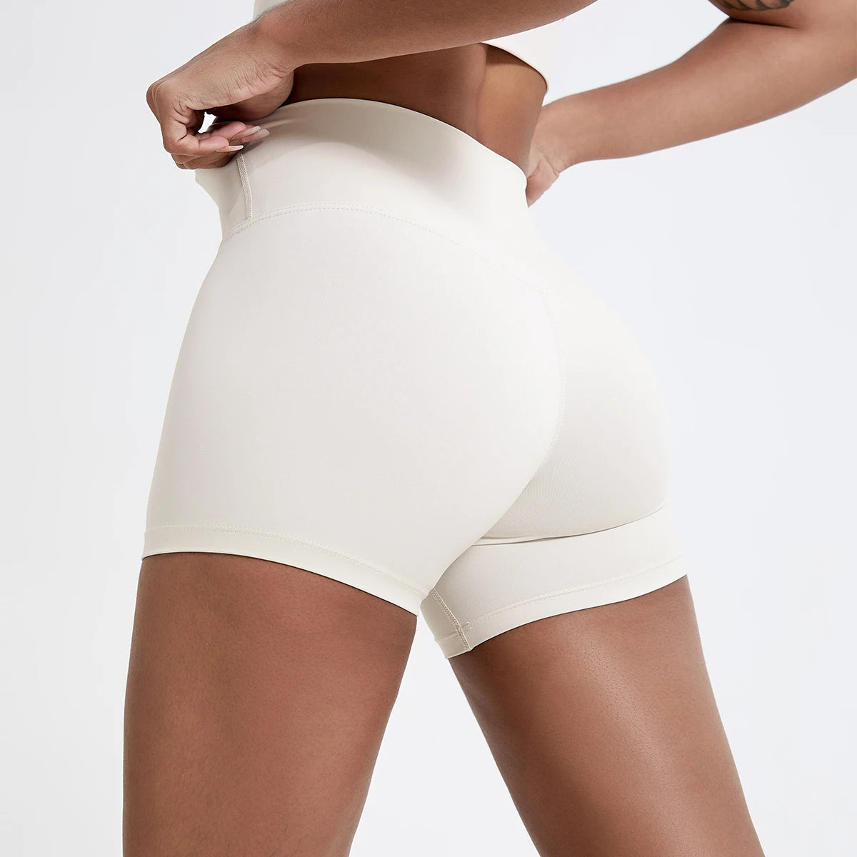 Hot pants cintura alta 10 cm
