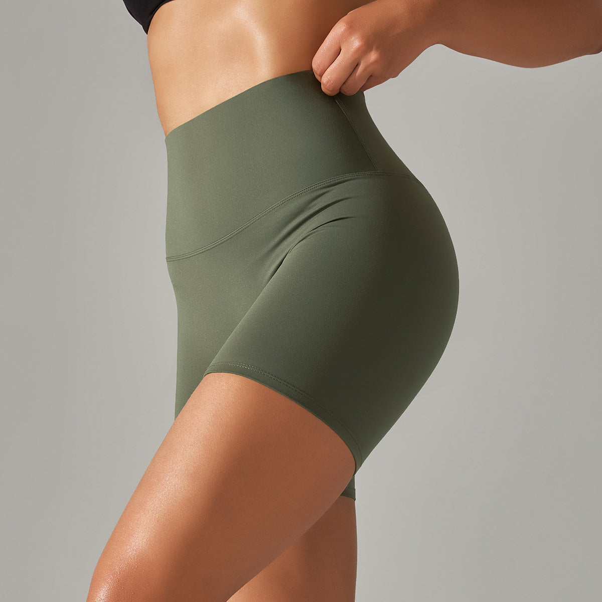 Leggings ciclista cintura alta