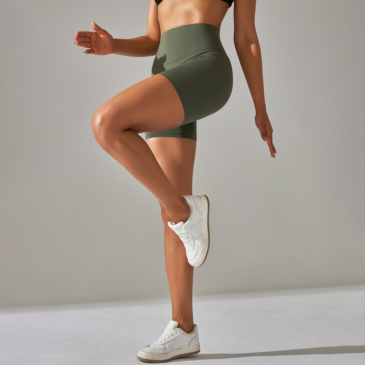 Leggings ciclista cintura alta