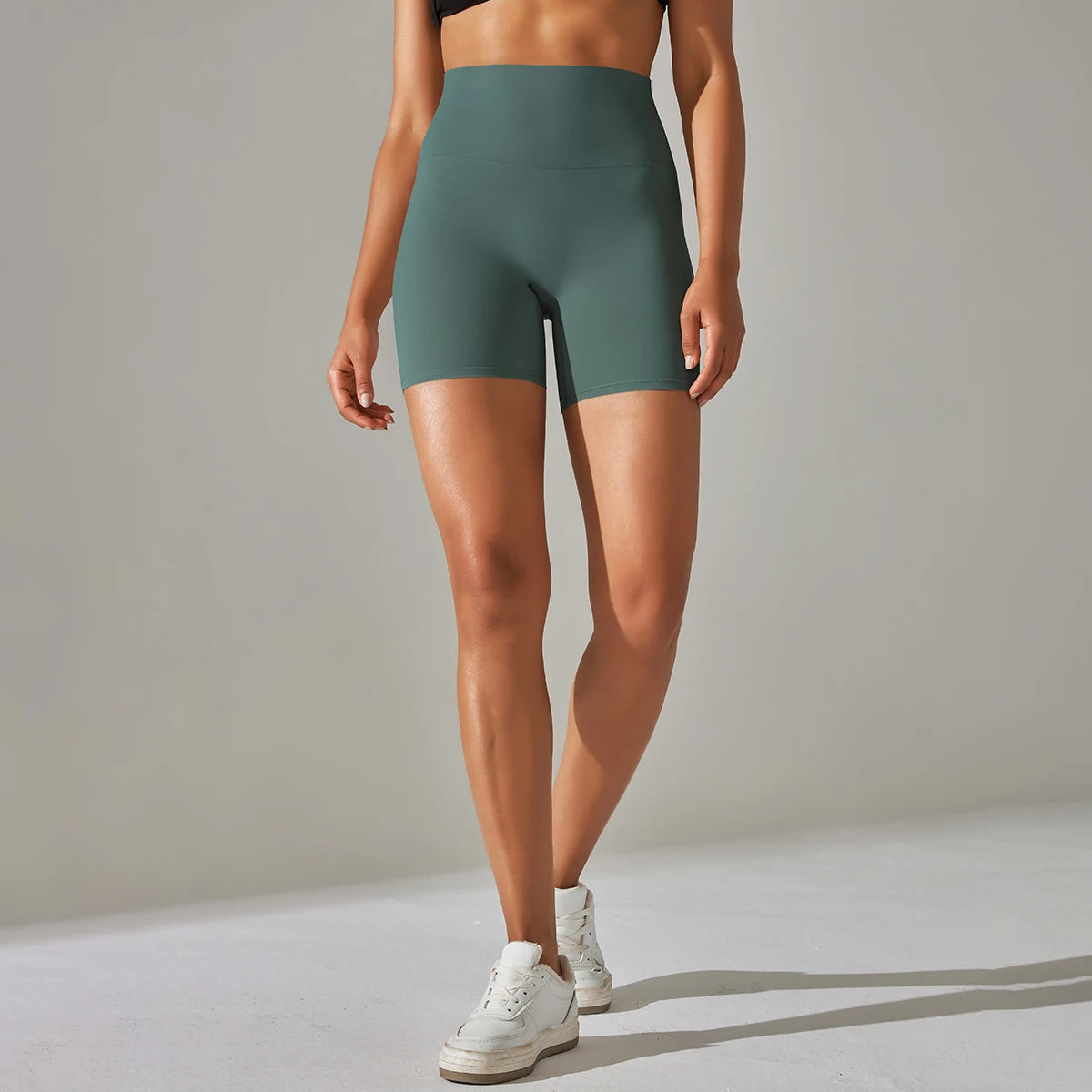 Leggings ciclista cintura alta