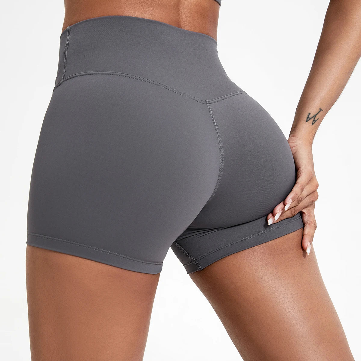 Hot pants cintura alta 10 cm