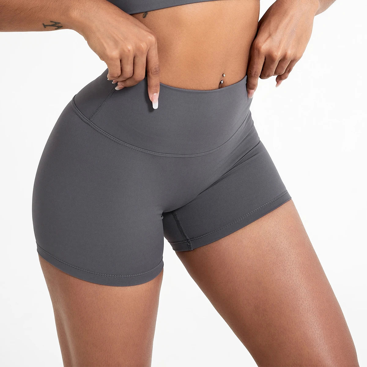 Hot pants cintura alta 10 cm