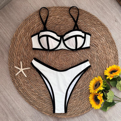 White Bikini Low Waist