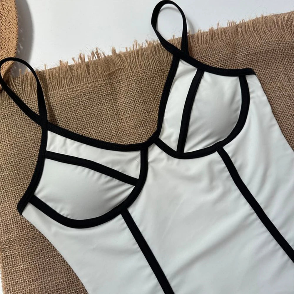 Contrast Swinsuit