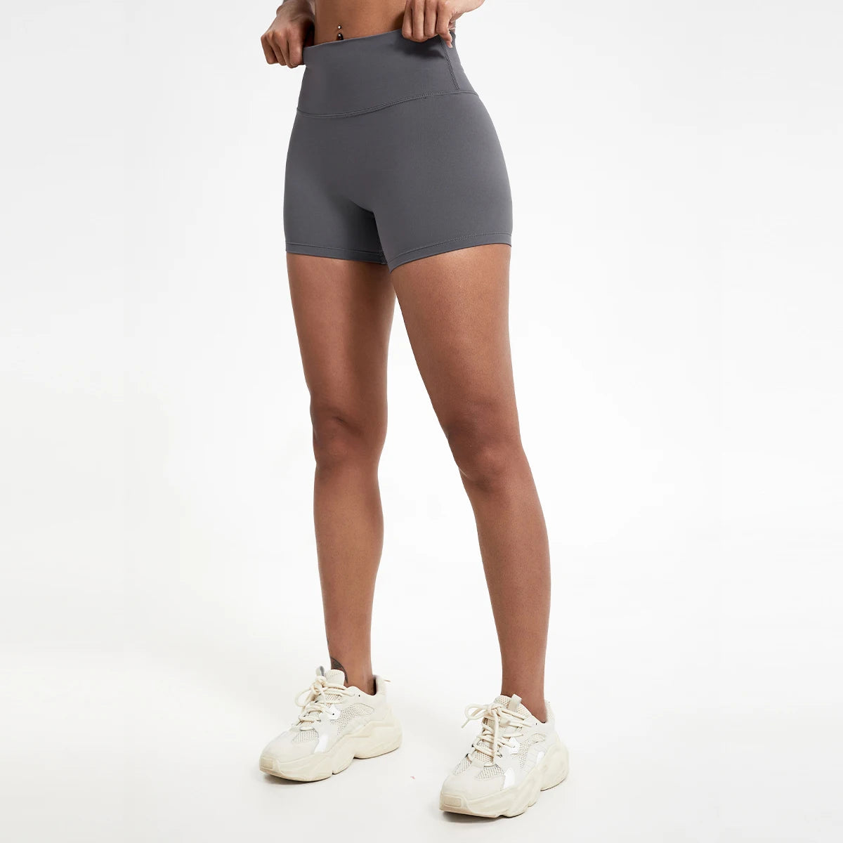 Hot pants cintura alta 10 cm