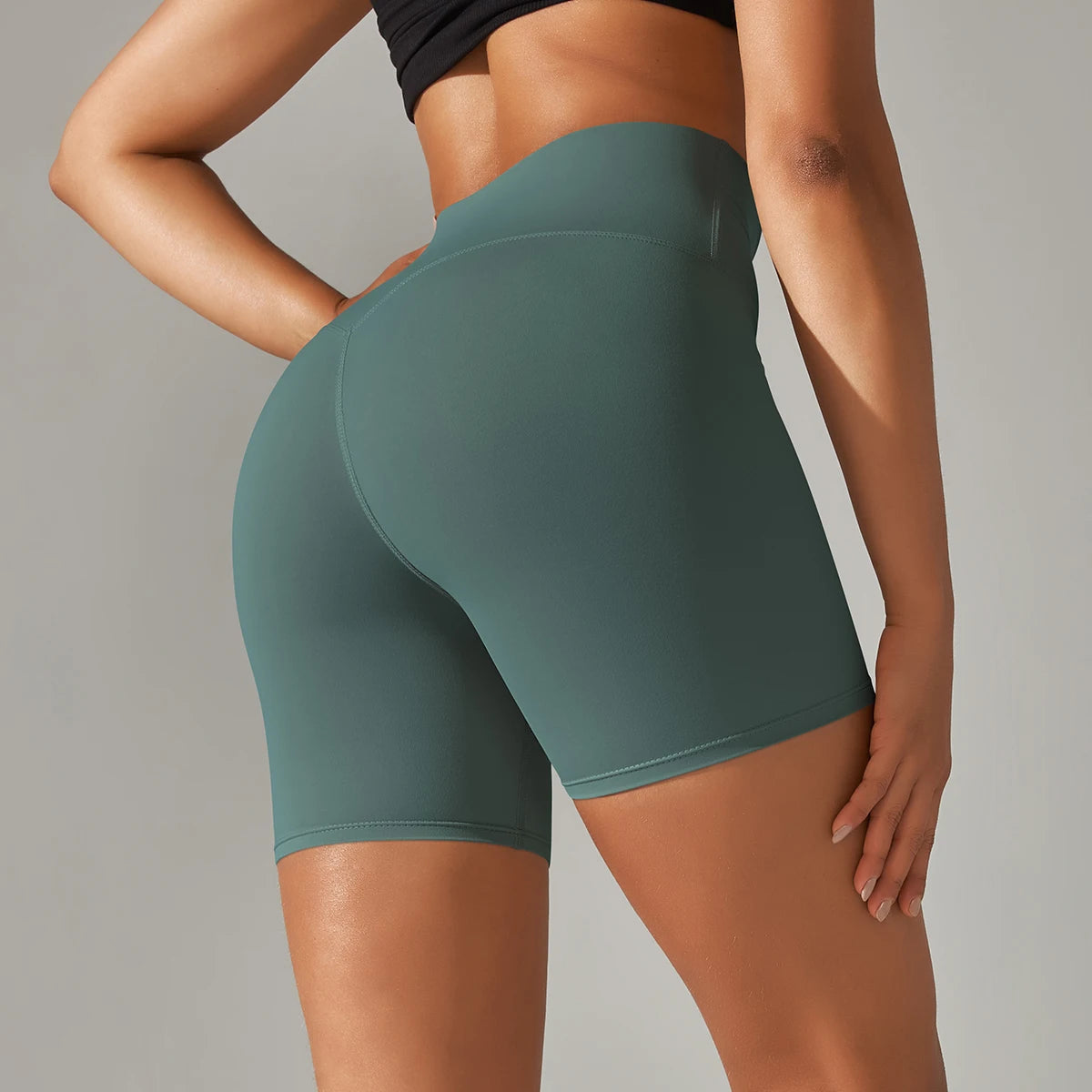 Leggings ciclista cintura alta