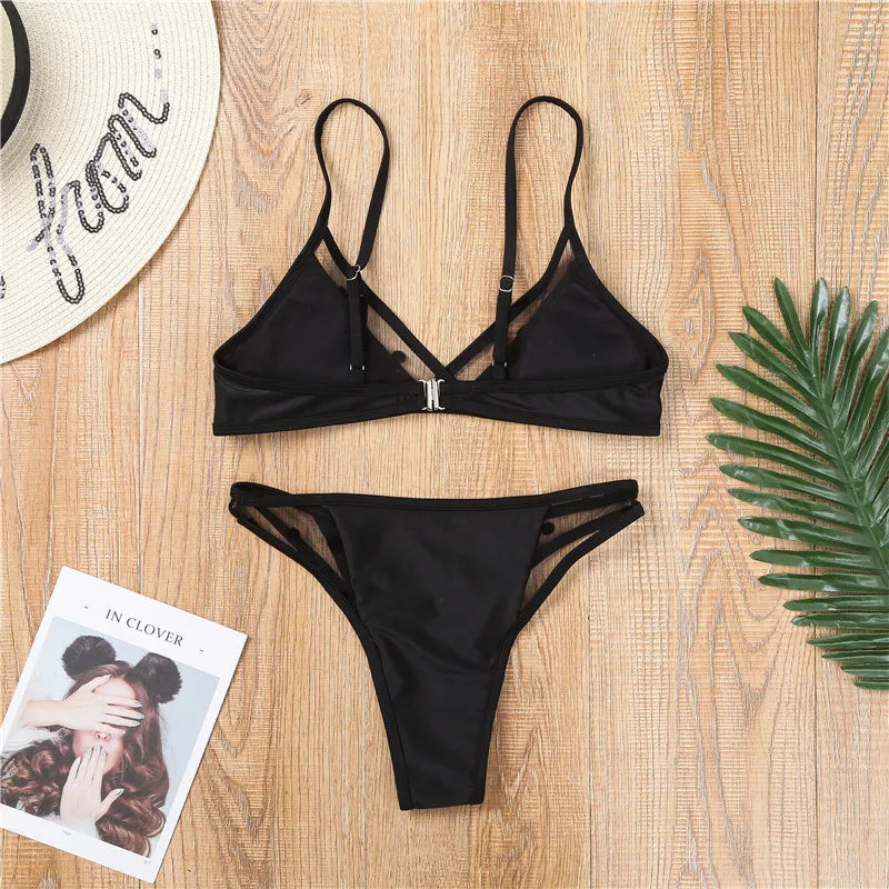 Bikini Black Mesh