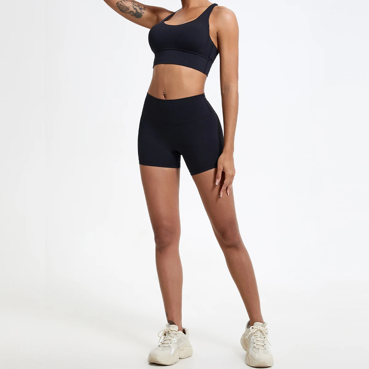 Hot pants cintura alta 10 cm