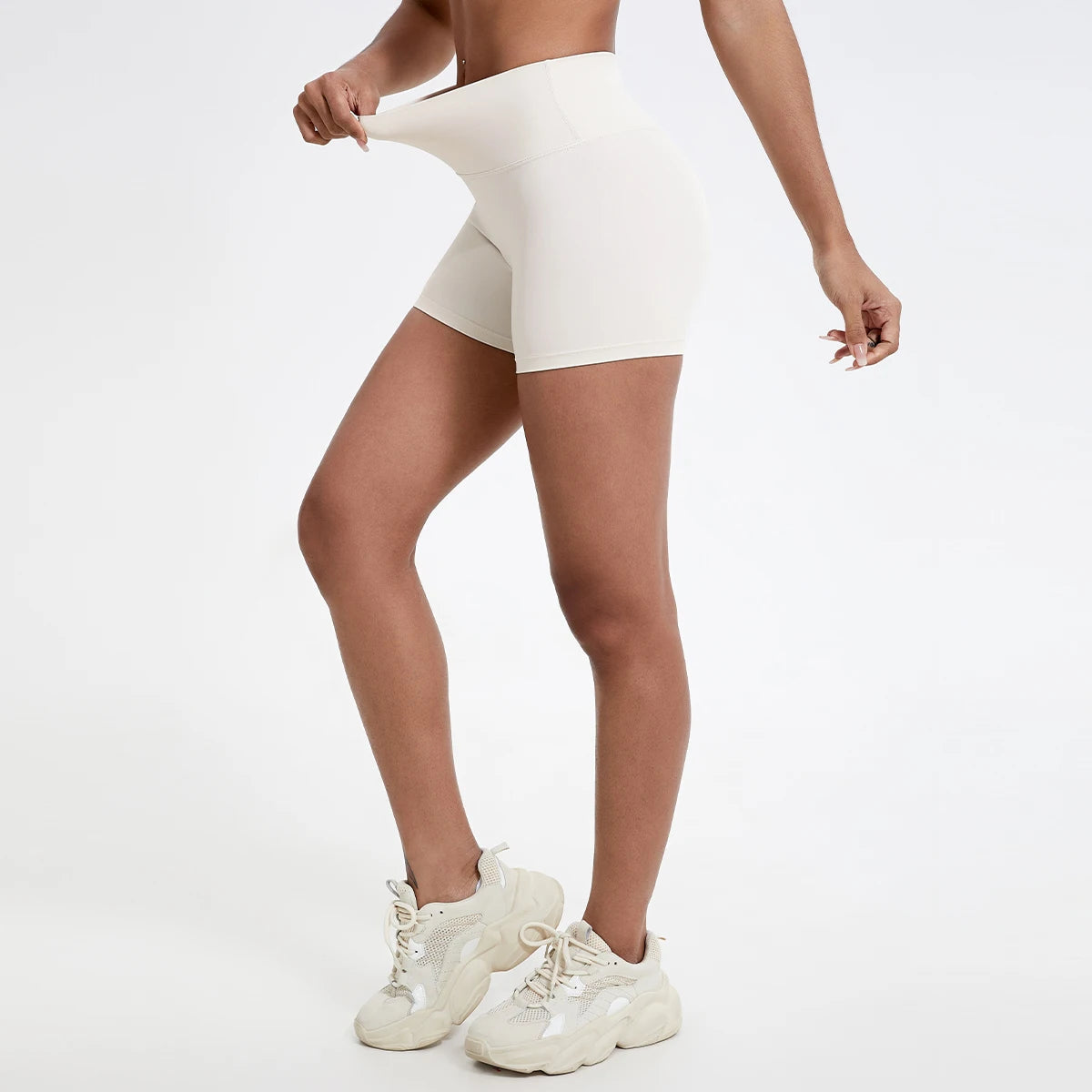 Hot pants cintura alta 10 cm