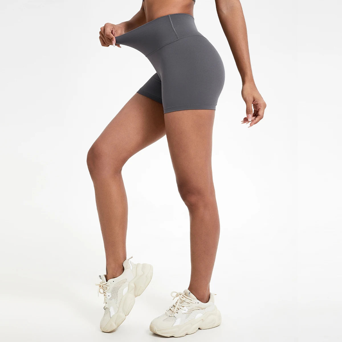 Hot pants cintura alta 10 cm