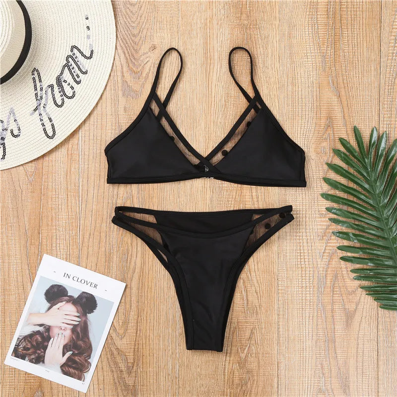 Bikini Black Mesh